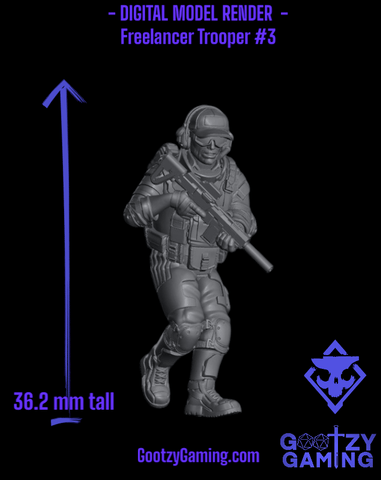 Arsenal Freelancers Bundle 1 - 5 Miniature Bundle - Arsenal Official Miniature - Skull Forge Studios - Gootzy Gaming