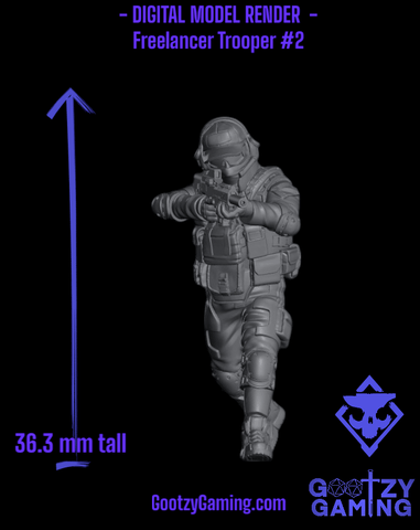 Arsenal Freelancers Bundle 1 - 5 Miniature Bundle - Arsenal Official Miniature - Skull Forge Studios - Gootzy Gaming