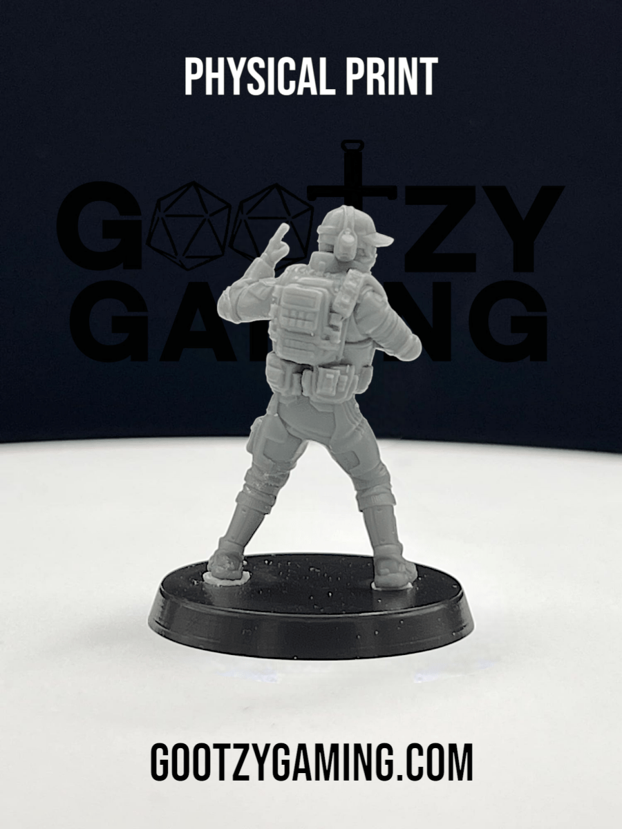Arsenal Freelancers: Trooper 1 - Arsenal Official Miniature - Skull Forge Studios - Gootzy Gaming