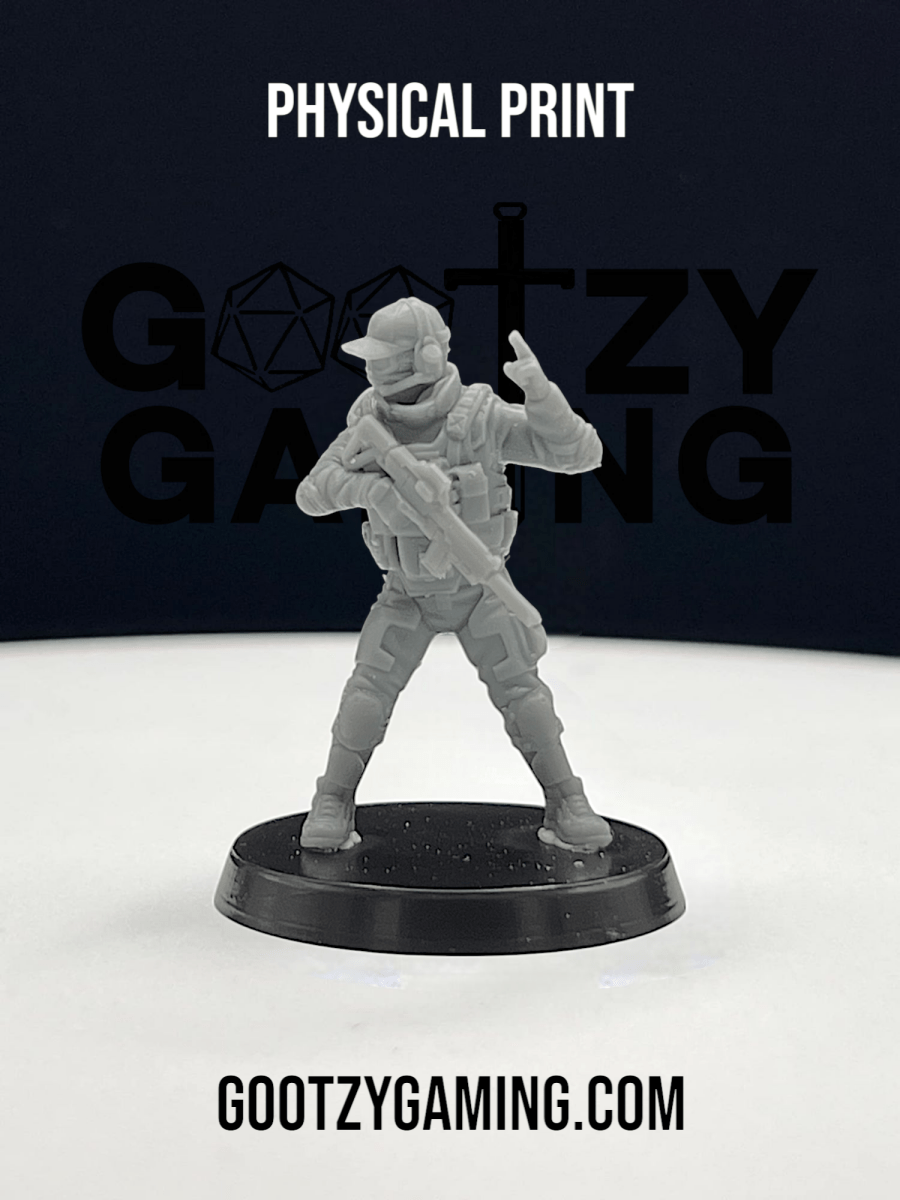 Arsenal Freelancers: Trooper 1 - Arsenal Official Miniature - Skull Forge Studios - Gootzy Gaming