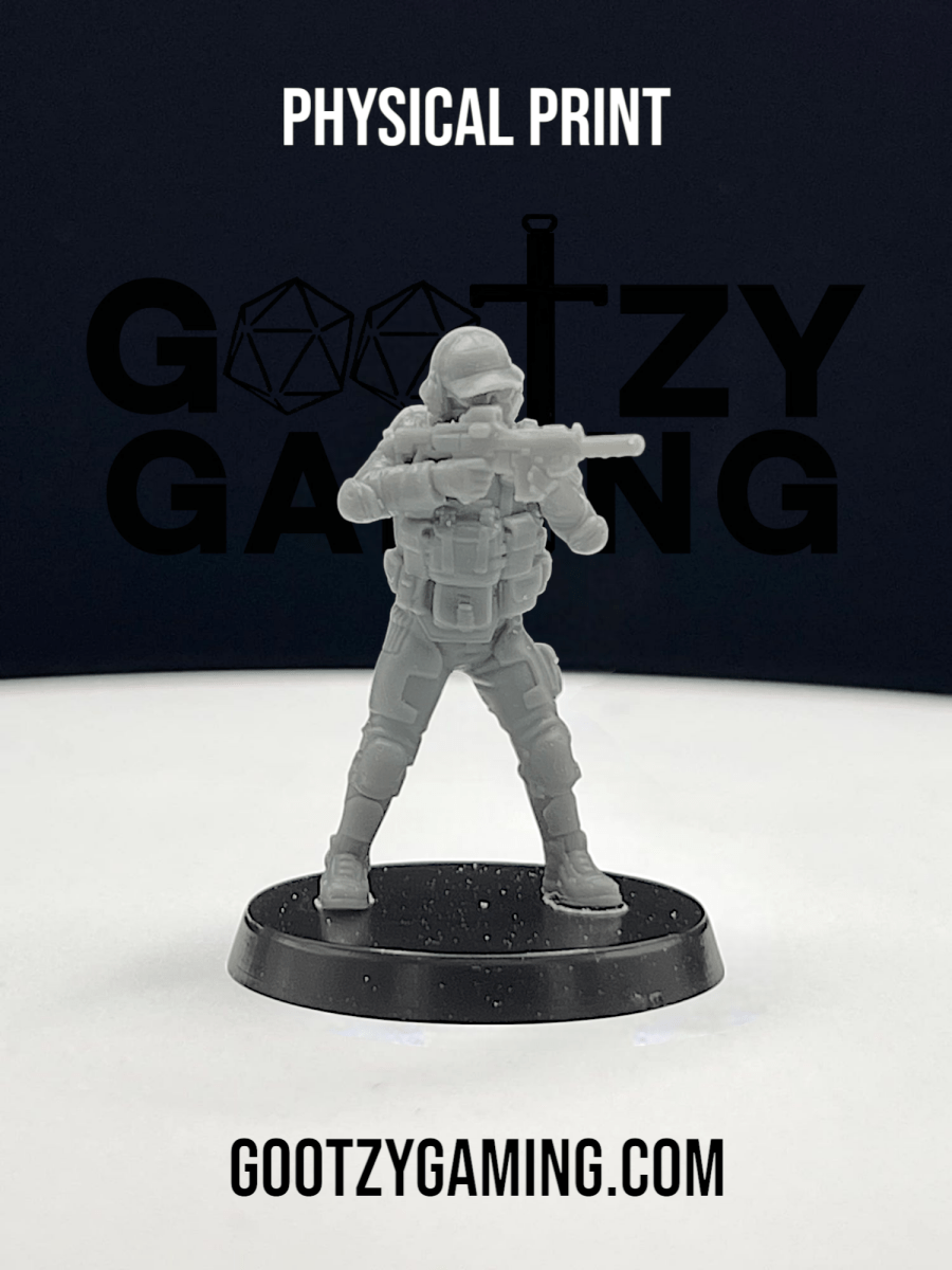 Arsenal Freelancers: Trooper 4 - Arsenal Official Miniature - Skull Forge Studios - Gootzy Gaming