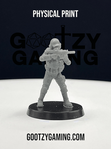 Arsenal Freelancers: Trooper 4 - Arsenal Official Miniature - Skull Forge Studios - Gootzy Gaming