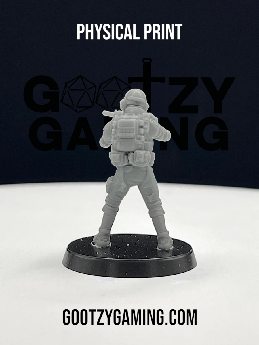 Arsenal Freelancers: Trooper 4 - Arsenal Official Miniature - Skull Forge Studios - Gootzy Gaming
