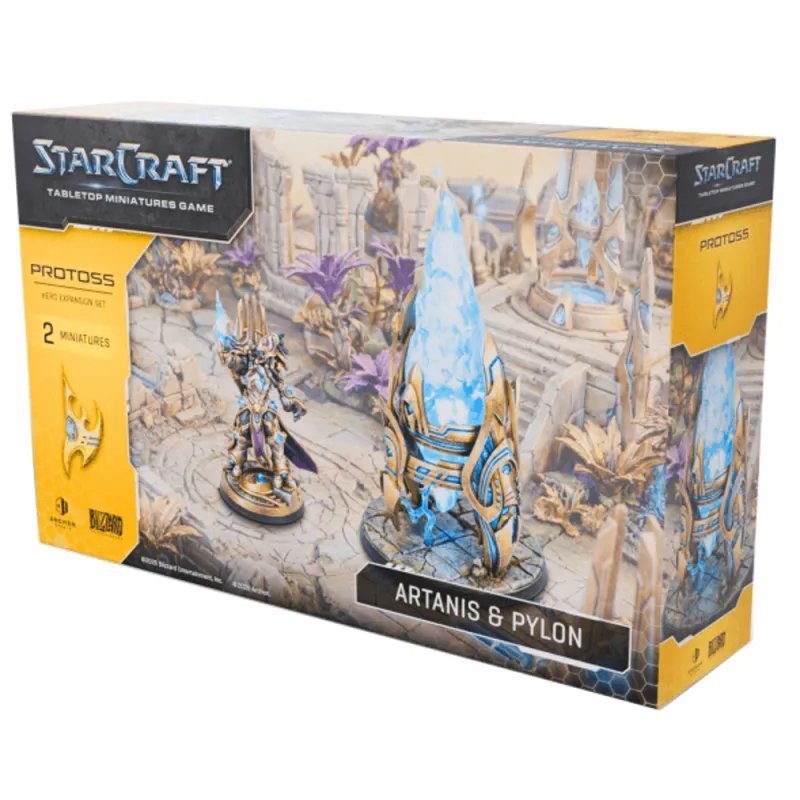 Artanis & Pylon - Starcraft: Protoss Expansion Set - 2 Miniatures - Gootzy Gaming