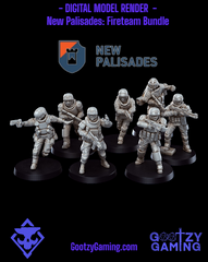 a group of toy soldiers standing on top of each other