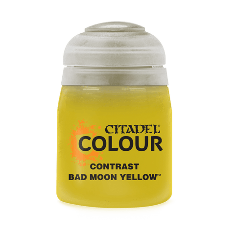 Bad Moon Yellow - Contrast Acrylic Miniatures Paint - Citadel Colour - 18 mL - Gootzy Gaming