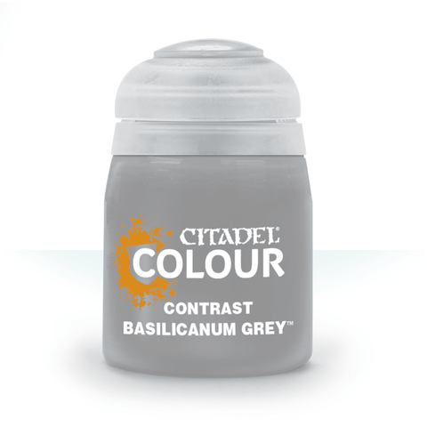 Basilicanum Grey - Contrast Acrylic Miniatures Paint - Citadel Colour - 18 mL - Gootzy Gaming