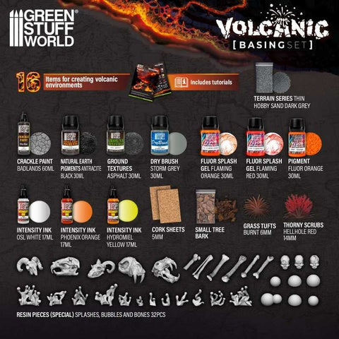 Basing Sets - Volcanic - Green Stuff World - Gootzy Gaming