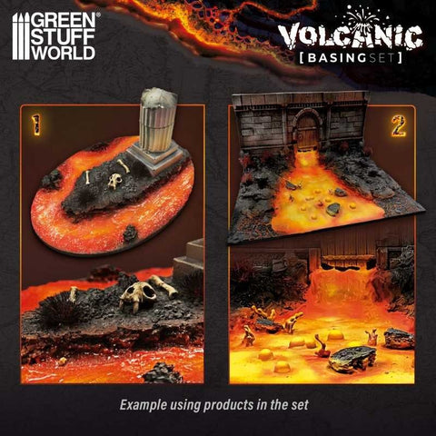 Basing Sets - Volcanic - Green Stuff World - Gootzy Gaming