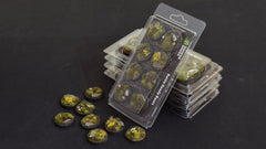 Battle Ready Bases - Highland 32mm Round - Gamers Grass - 8 Hand Crafted Bases - Gootzy Gaming