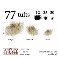 Battlefield: Foliage - Frozen Tuft - The Army Painter - 77x Self Adhesives - Gootzy Gaming
