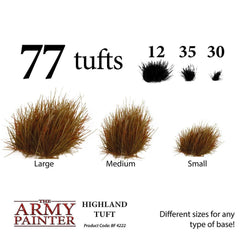 Battlefield: Foliage - Highland Tuft - The Army Painter - 77x Self Adhesives - Gootzy Gaming