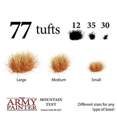 Battlefield: Foliage - Mountain Tuft - The Army Painter - 77x Self Adhesives - Gootzy Gaming