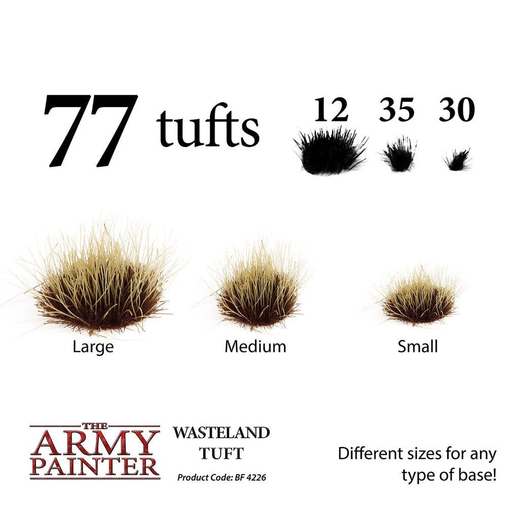 Battlefield: Foliage - Wasteland Tuft - The Army Painter - 77x Self Adhesives - Gootzy Gaming