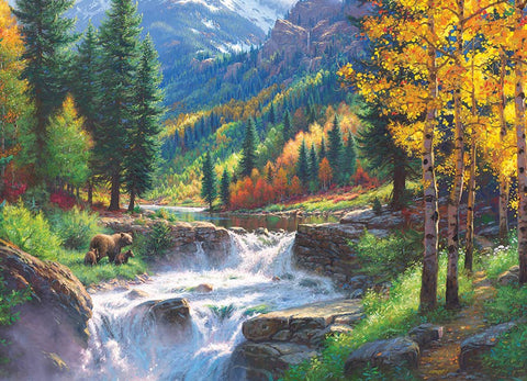 Bear Falls 500 Piece Puzzle - Gootzy Gaming