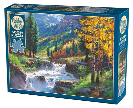 Bear Falls 500 Piece Puzzle - Gootzy Gaming