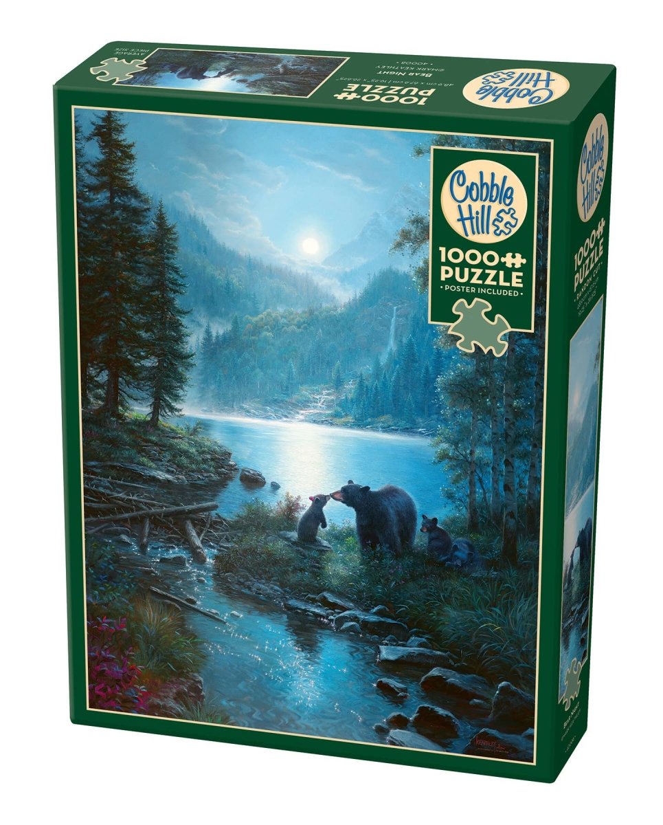 Bear Night 1000 Piece Puzzle - Gootzy Gaming