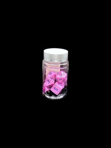 Berry Swirl - Plastic Standard 7 Dice Set - D&D Dice - Gootzy Gaming