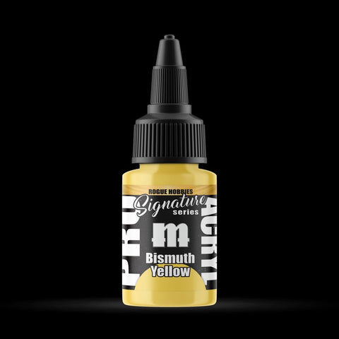 Bismuth Yellow - Premium Matte Acrylic Miniatures Paint - Monument Hobbies - 22 mL Dropper Bottle - Gootzy Gaming