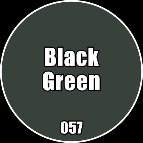 Black Green - Premium Matte Acrylic Miniatures Paint - Monument Hobbies - 22 mL Dropper Bottle - Gootzy Gaming