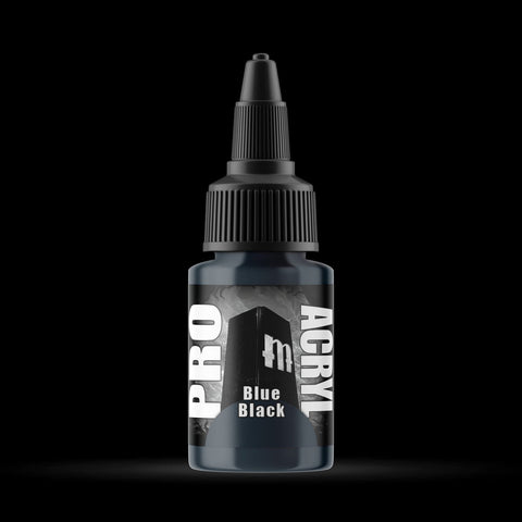 Blue Black - Premium Matte Acrylic Miniatures Paint - Monument Hobbies - 22 mL Dropper Bottle - Gootzy Gaming