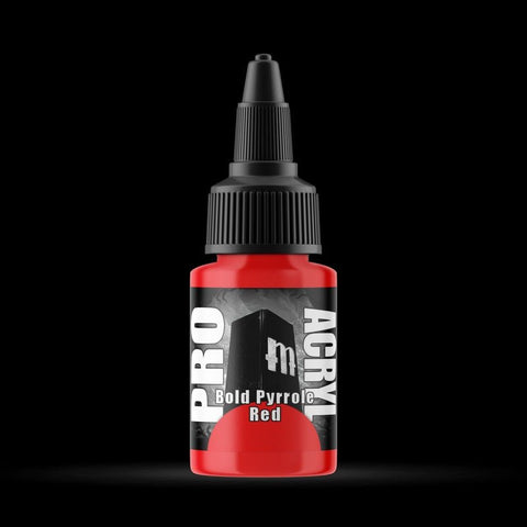 Bold Pyrrole Red - Premium Matte Acrylic Miniatures Paint - Monument Hobbies - 22 mL Dropper Bottle - Gootzy Gaming