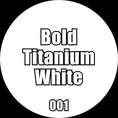 Bold Titanium White - Premium Matte Acrylic Miniatures Paint - Monument Hobbies - 22 mL Dropper Bottle - Gootzy Gaming