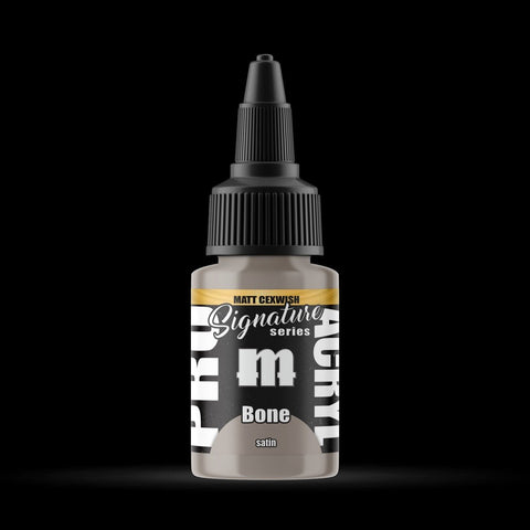 Bone - Premium Satin Acrylic Miniatures Paint - Monument Hobbies - 22 mL Dropper Bottle - Gootzy Gaming