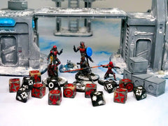Bounty Hunter Galactic Skirmish - Hand Crafted Resin Shatterpoint 20 Dice Set - Gootzy Gaming