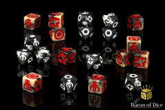 Bounty Hunter Galactic Skirmish - Hand Crafted Resin Shatterpoint 20 Dice Set - Gootzy Gaming