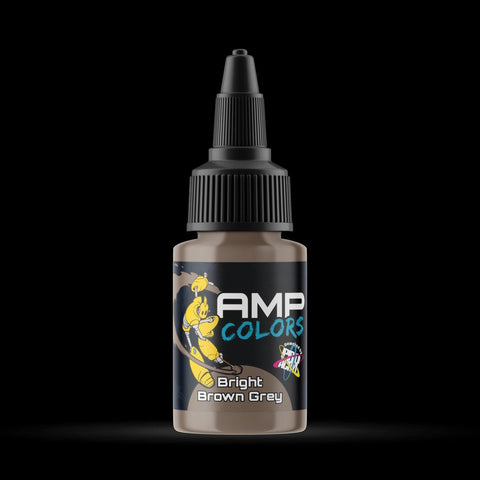 Bright Brown Grey - Premium Matte Acrylic Miniatures Paint - Monument Hobbies - 22 mL Dropper Bottle - Gootzy Gaming