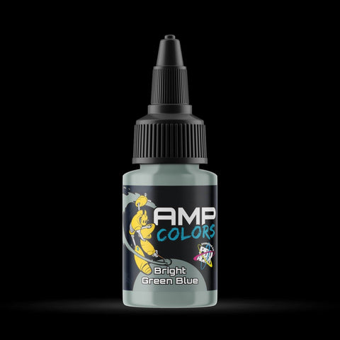 Bright Green Blue - Premium Matte Acrylic Miniatures Paint - Monument Hobbies - 22 mL Dropper Bottle - Gootzy Gaming