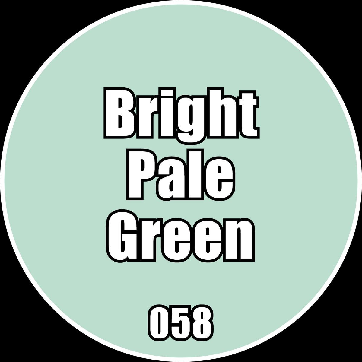 Bright Pale Green - Premium Matte Acrylic Miniatures Paint - Monument Hobbies - 22 mL Dropper Bottle - Gootzy Gaming