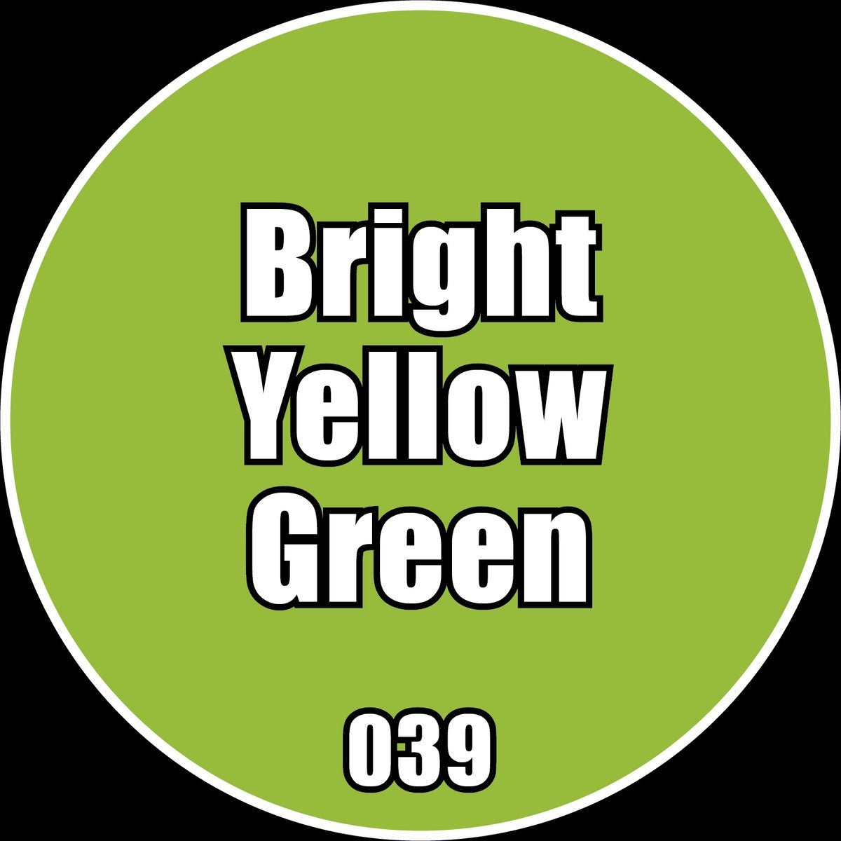 Bright Yellow Green - Premium Matte Acrylic Miniatures Paint - Monument Hobbies - 22 mL Dropper Bottle - Gootzy Gaming
