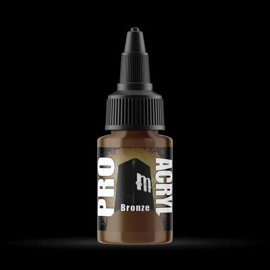 Bronze - Premium Metallic Acrylic Miniatures Paint - Monument Hobbies - 22 mL Dropper Bottle - Gootzy Gaming