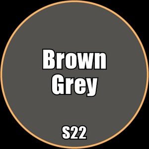 Brown Grey - Premium Matte Acrylic Miniatures Paint - Monument Hobbies - 22 mL Dropper Bottle - Gootzy Gaming