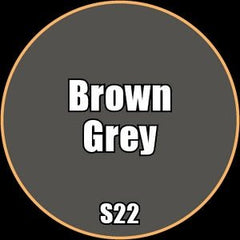 Brown Grey - Premium Matte Acrylic Miniatures Paint - Monument Hobbies - 22 mL Dropper Bottle - Gootzy Gaming
