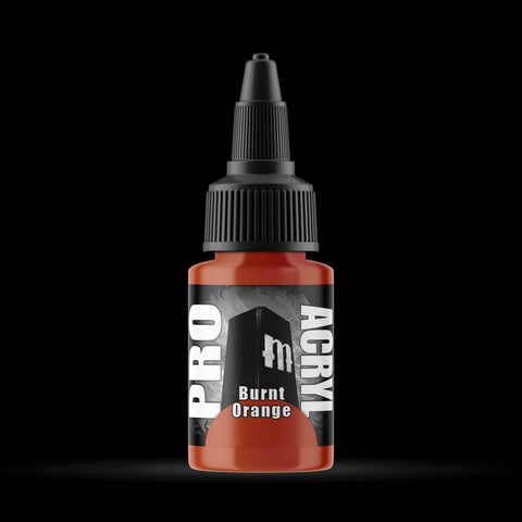 Burnt Orange - Premium Matte Acrylic Miniatures Paint - Monument Hobbies - 22 mL Dropper Bottle - Gootzy Gaming