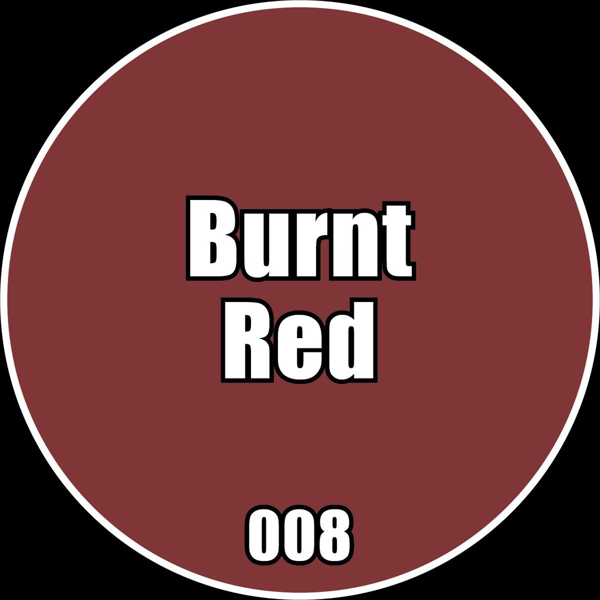Burnt Red - Premium Matte Acrylic Miniatures Paint - Monument Hobbies - 22 mL Dropper Bottle - Gootzy Gaming
