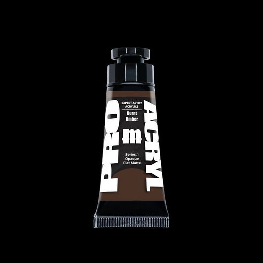 Burnt Umber - Expert Artist Acrylic Miniatures Paint - Monument Hobbies - 30 mL Tube - Gootzy Gaming