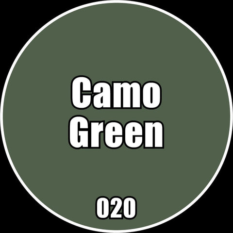 Camo Green - Premium Matte Acrylic Miniatures Paint - Monument Hobbies - 22 mL Dropper Bottle - Gootzy Gaming