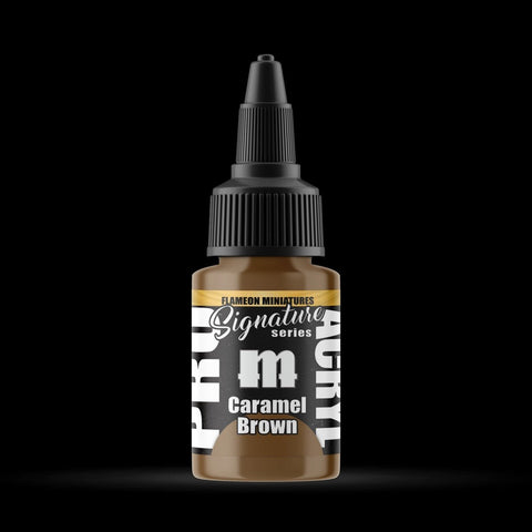 Caramel Brown - Premium Matte Acrylic Miniatures Paint - Monument Hobbies - 22 mL Dropper Bottle - Gootzy Gaming