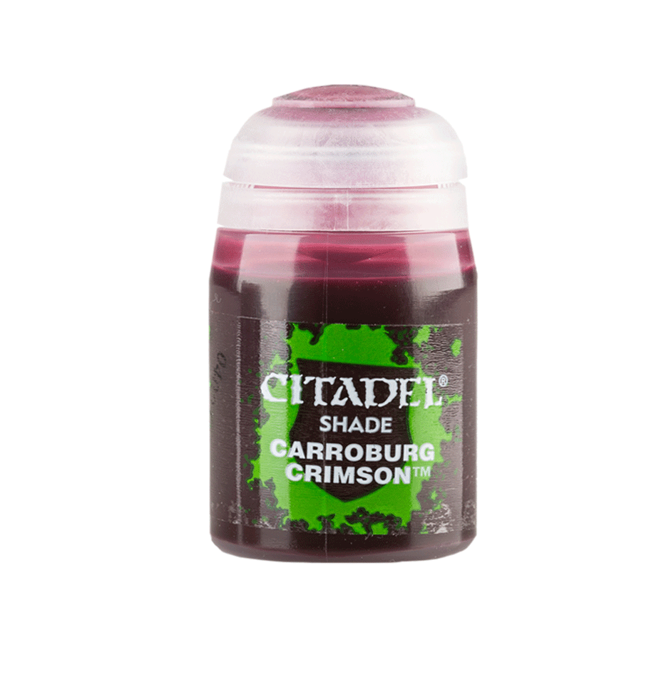 Carroburg Crimson - Shade / Wash Matte Acrylic Miniatures Paint - Citadel Colour - 18 mL - Gootzy Gaming