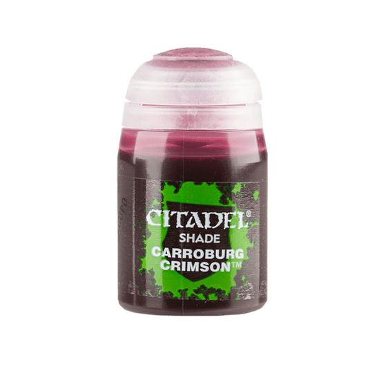 Carroburg Crimson - Shade / Wash Matte Acrylic Miniatures Paint - Citadel Colour - 18 mL - Gootzy Gaming