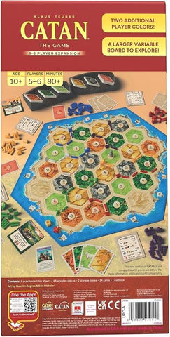 Catan 6th Edition (2025 Edition) - 5 - 6 Player Expansion - Gootzy Gaming