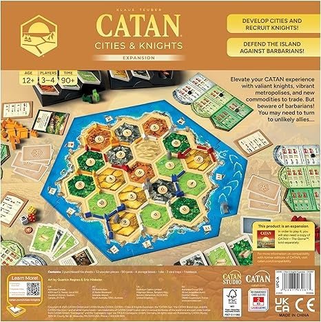 Catan 6th Edition (2025 Edition) - Cities & Knights Expansion - Gootzy Gaming
