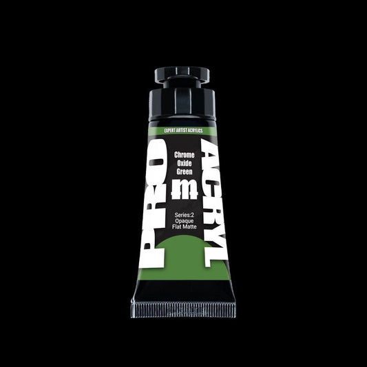 Chrome Oxide Green - Expert Artist Acrylic Miniatures Paint - Monument Hobbies - 30 mL Tube - Gootzy Gaming