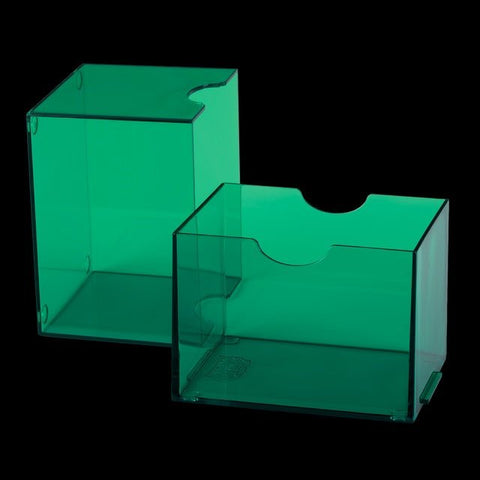 Clear Green - Strongbox Deck Box - Dragon Shield - Gootzy Gaming