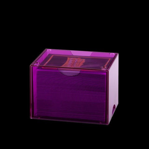 Clear Purple - Strongbox Deck Box - Dragon Shield - Gootzy Gaming