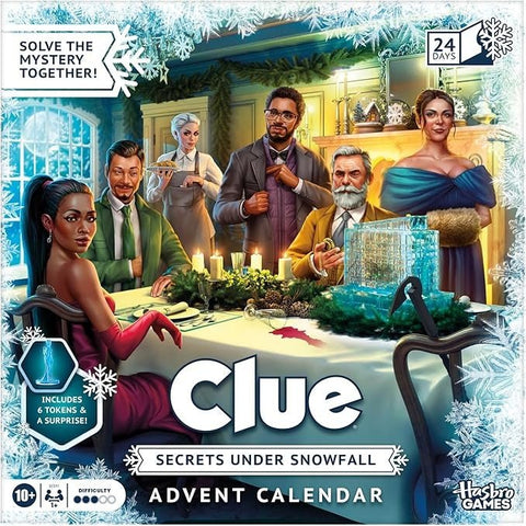Clue Advent Calendar: Secrets Under Snowfall - Gootzy Gaming